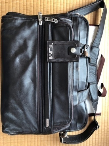 ◆現地引取のみ　 TUMI  エッセンシャル・コンピュータ・ブリーフケース ナパレザー 96130BN4 DARKBROWN