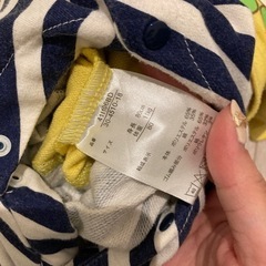 いないいないばあ　ワンワン　ロンパース  ２点セットの画像