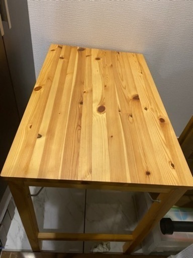 MUJI パイン材テーブル・折りたたみ式
