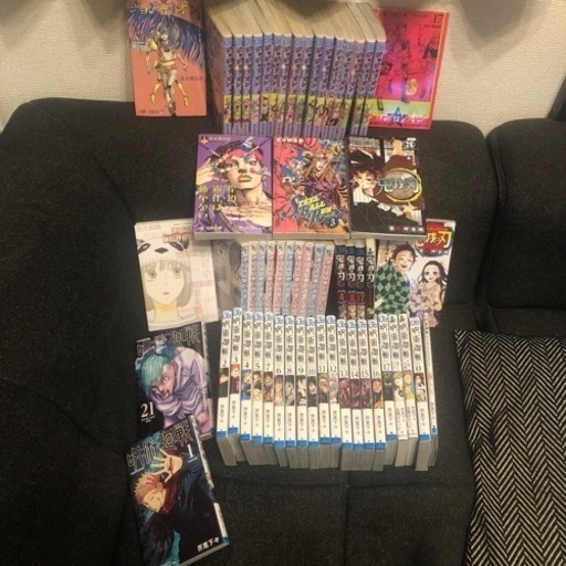 【キャンセルの為！！再募集！！！】 夢得セット 呪術廻戦1〜17.21巻ジョジョリオン17巻逃げ恥11巻おまけ大量付