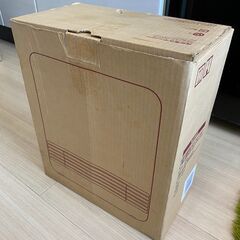 無印良品 コンパクトセラミックヒーター・ホワイト ECF-MJ12Aの画像