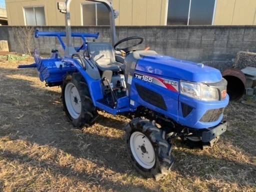 イセキトラクター 四駆TM165ディーゼル183hパワーステアリング正逆転ロータリーARM123