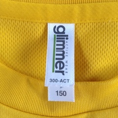 Tシャツ　人に勝つより自分に勝て　150cm　イエロー　glimmerの画像