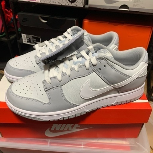 新品未使用タグ付 NIKE DUNK LOW PURE PLATINUM 27cm