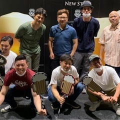 タンク、モーター等の取付　作業スタッフの画像
