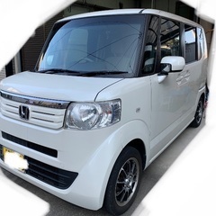 ホンダ　N BOX 白の画像