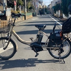 ヤマハ　中古　子供乗せ電動自転車　12.3Ah 001の画像