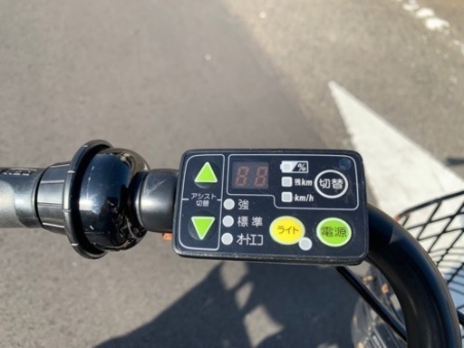 ヤマハ　中古　子供乗せ電動自転車　12.3Ah 001
