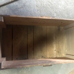 レトロなアンティーク木箱　の画像