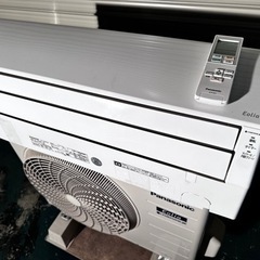 エアコン  Panasonic　Eolia  2.2kw   CS-J228C-W  2018年製　動作良好　リモコン付き