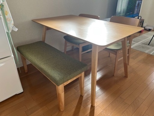 【取引完了】ダイニングテーブルセット　東京インテリア