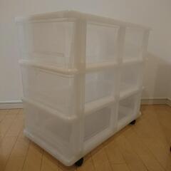 取りに来てくれる方に差し上げます【押入れ収納ケース3段1列】の画像