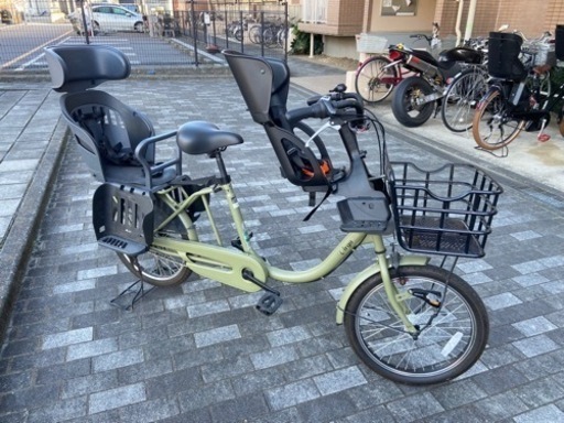 【最終値下げ！2月12日まで★購入2年未満】子乗せ自転車　Virgo Tino 20インチ　三人乗り　非電動