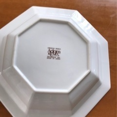 【再値下げ】たち吉アダム&イブ　八角型サラダボウルの画像