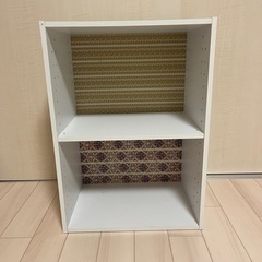 【取引完了】カラーボックス　3個　引き出し付き　ホワイトの画像