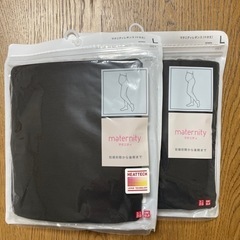 ユニクロ　マタニティレギンス　L 通常とヒートテック