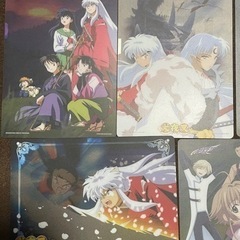 アニメ下敷き8枚セット（犬夜叉、ガッシュベル、クロニクル）【値下げ交渉可】の画像