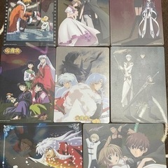 アニメ下敷き8枚セット（犬夜叉、ガッシュベル、クロニクル）【値下...