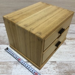小物 引き出し 木製 桐箱の画像