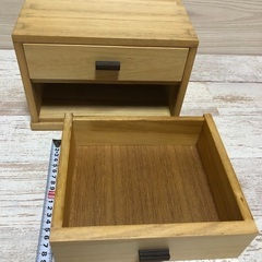小物 引き出し 木製 桐箱の画像