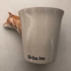 柴犬　コップの画像