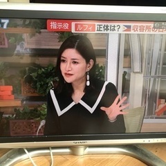 ジャンク？SHARP AQUOS  液晶テレビ32インチ　2005年製　シャープ　アクオスの画像