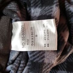 防寒スカート　リバーシブル　Ｍサイズ　中古の画像