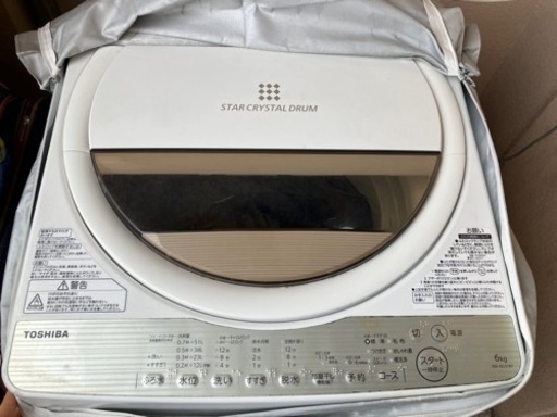 TOSHIBA 洗濯機　6kg(取り引き中)
