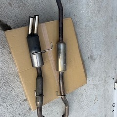 マーチ　AK12 社外マフラー