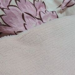 【無料・中古】羽毛布団 カバー付きの画像