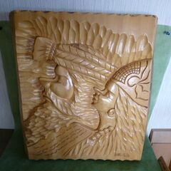 大幅値下げ　木工手彫りの大型装飾品