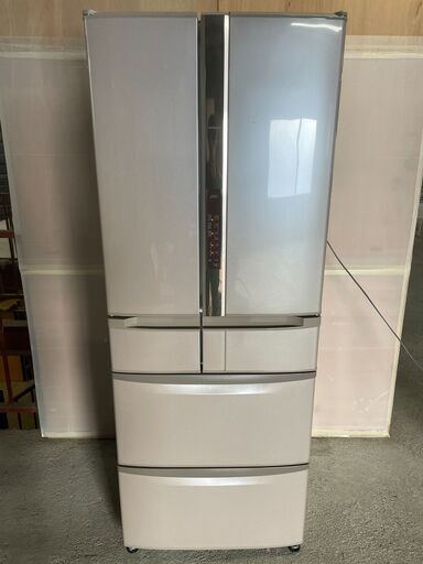 大容量】HITACHI 6ドア冷蔵庫 R-SF520CM 2013年製 通電確認済み 美品 大容量】HITACHI 6ドア冷蔵庫 R-SF520CM 2013年製 通電確認済み 美品