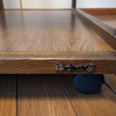 交渉中＞ワゴン　キッチン　天然木の画像