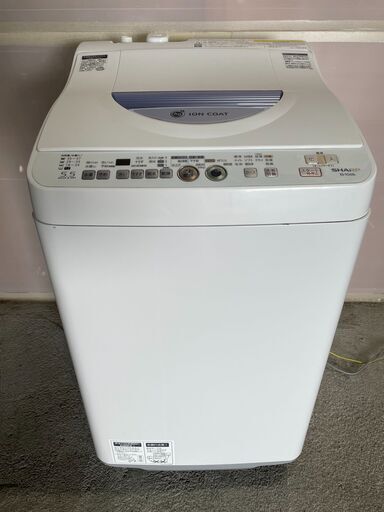 値下げ【美品】SHARP 5.5kg洗濯機 ES-TG55L-A 2014年製 通電確認済み 清掃済み 早いもの勝ち！ 引取歓迎 配送OK