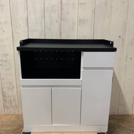 2/25 終 ベガコーポレーション WALSH レンジボード 食器棚 菊TK