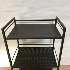 キャスター付き スチールラックの画像