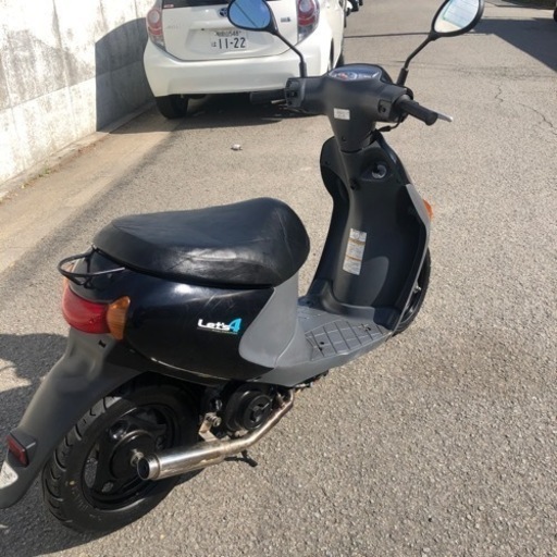 完売御礼)⭕️SUZUKI レッツ4 男前ブラック入荷‼️冬も安心