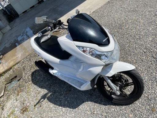 pcx125 真っ白塗装