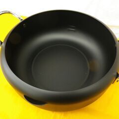 未使用保管品 IHクッキングヒーター専用 天ぷら鍋 22㎝ 鉄製 2.6L 揚げ物用 西岡店の画像