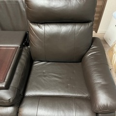 ニトリ　3人掛け電動ソファーの画像