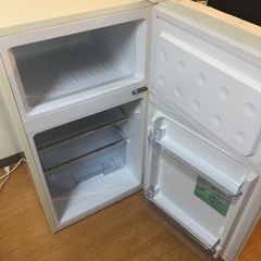 レトロ冷蔵庫 Grand Line ホワイト 2ドア 85Lの画像