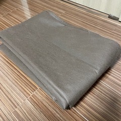 クローゼット ハンガーラック ＋ ニトリカーテンの画像
