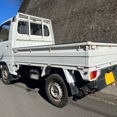 平成4年 サンバートラック KS3 ホワイト 2WD MT 走行8.2万キロ 車検対応可の画像