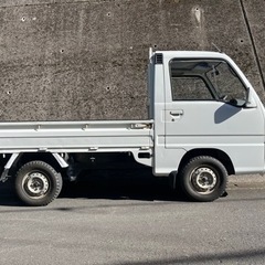 平成4年 サンバートラック KS3 ホワイト 2WD MT 走行8.2万キロ 車検対応可の画像