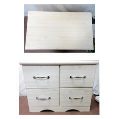 ☆T2408☆ ローチェスト　ナチュラル　美品です！の画像