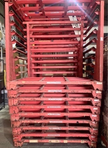 【商談中】正ネステナー 3段積 幅155×高さ143×奥行120cm 日本ネスタウェイ株式会社  中古