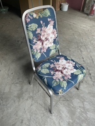花柄レセプションチェア(450×450×450)/新品