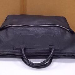 エンポリオアルマーニ ショルダーバッグ レザー 黒 メンズ ビジネス 大型 2way ブラック EMPORIO ARMANI 札幌市東区 新道東店の画像