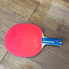 卓球ラケット　ラバー付　中古美品
