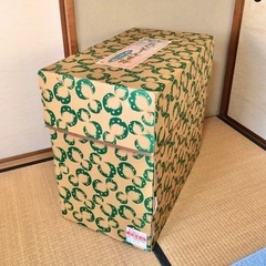 【ひな人形】　2段　ショーケース入り　収納箱あり　オルゴール付き　ぼんぼりライト点灯　③の画像